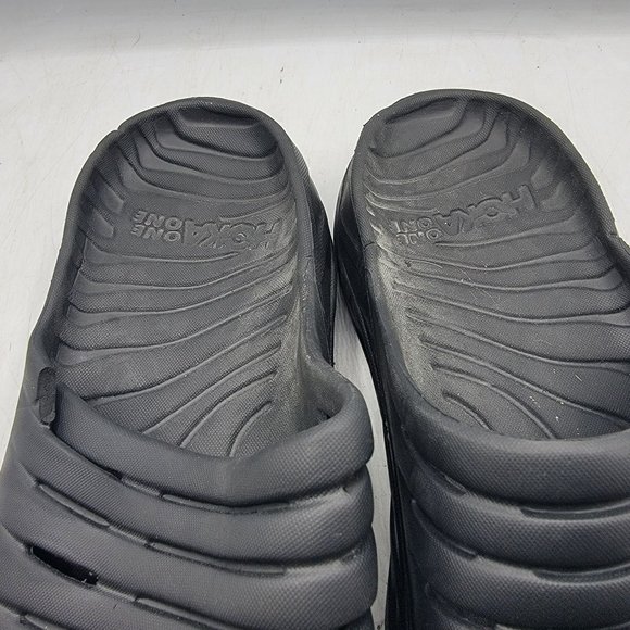 Hoka One One Ora Recovery Slides Mens Size 12 Black Slip On Comfort Sandals main image 7